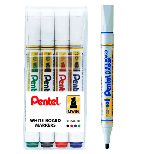 El Nuevo Fénix : Marcador permanente color blanco pentel